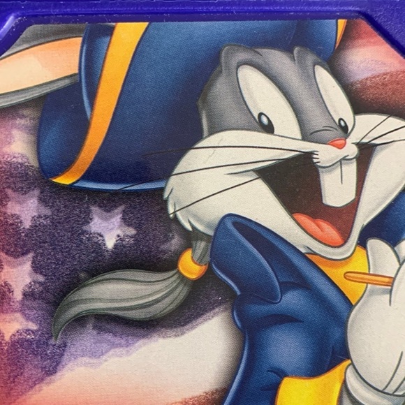Vintage new Pencil box Spacemaker Bugs Bunny blue - Picture 6 of 9